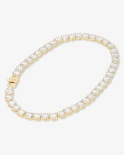Royal Pet Tennis Necklace - Gold|White Diamondettes -Melinda Maria RoyalPetTennisNecklace PN6404 G WTCZ 18 P V2