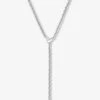 Serpent Lariat Necklace - Silver -Melinda Maria SERPENT SerpLarNeck N6218S v1 edit02copy 1f6e950c 0fe0 4cb8 b94d a2d0152b1613