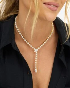 Melinda Maria 11 Melinda Maria -Melinda Maria She sArrivedLariatTennisNecklace16 N6390 G WT 16 E V1 1fe4844d 82e8 4d06 82aa 83aee2032fbd