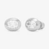 She's A Boss Studs 8mm - Silver|White Diamondettes -Melinda Maria She saBossStuds8mm E7145 S WTCZ P V1