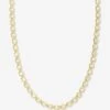 She's A Boss Tennis Necklace - Gold|White Diamondettes -Melinda Maria She saBossTennisNecklace N6403 G WTCZ P V1