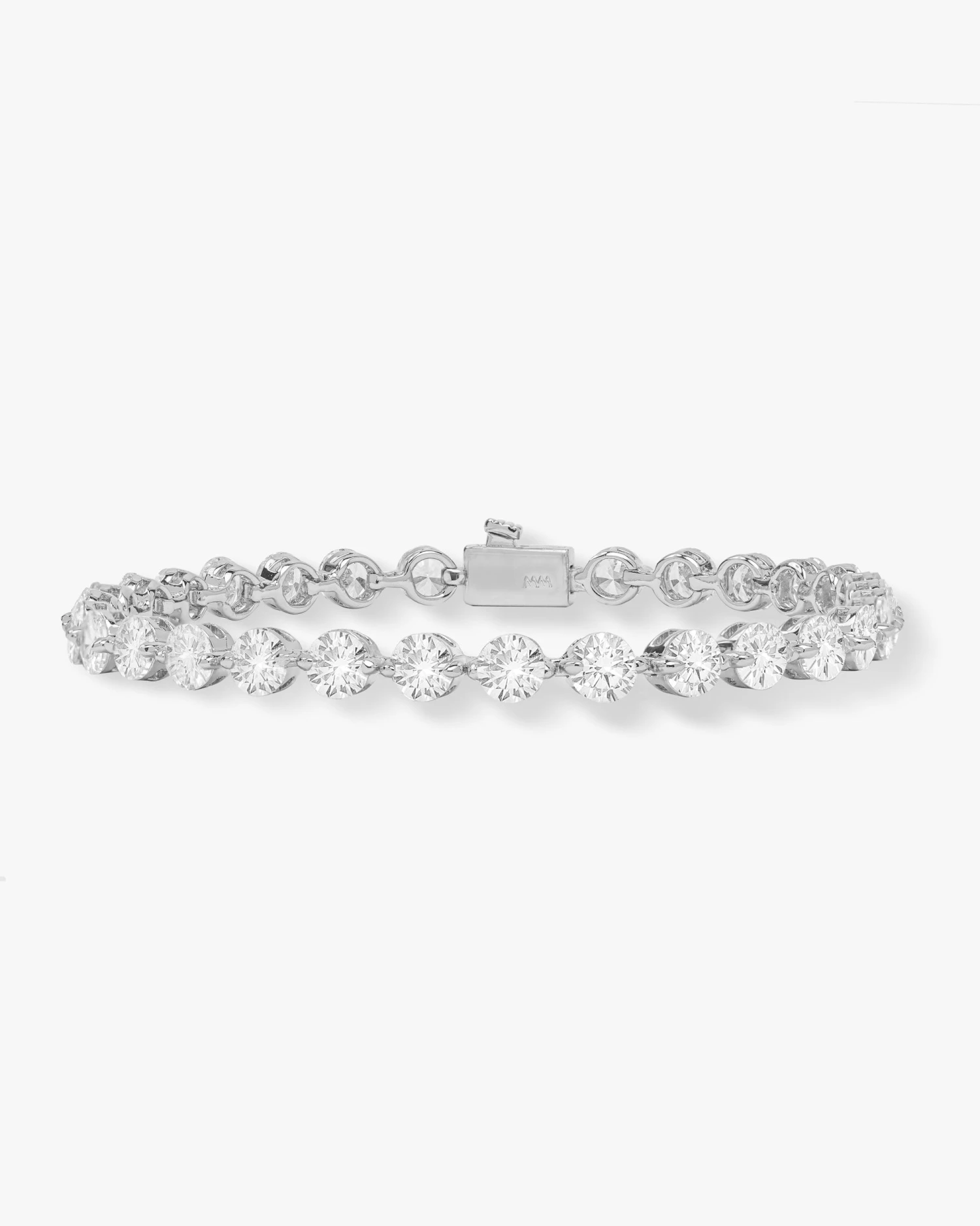 She's An Icon Tennis Bracelet - Silver|White Diamondettes