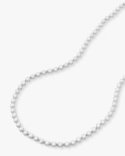 She's An Icon Tennis Necklace - Silver|White Diamondettes -Melinda Maria She sanIconTennisNeck February Collection SWT P 2516 R1 CR1 9ff4cee0 a2cb 4ee3 89cb 673aeeb20456