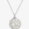 Sweet Dreams Medallion - Silver|White Diamondettes