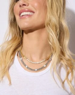 Baby Julian REALLY Loves Diamonds Necklace - Silver|White Diamondettes -Melinda Maria Sydney1stPhotoShot JulianLaunch3996 a72fd71e 914b 466f 9073 0653c72e89c9