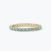 The Micro Heiress Ring - Gold|Blue Opal -Melinda Maria TheBabyHeiressRing P G V1 March Collection2784copy