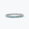 The Micro Heiress Ring - Silver|Blue Opal