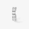 The Queen's Ear Cuff - Silver|White Diamondettes