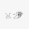 The Queen's 4mm Studs - Silver|White Diamondettes -Melinda Maria The Queen s 4mm Studs E7101 S WT P V1