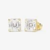 The Queen's 8mm Studs - Gold|White Diamondettes -Melinda Maria The Queen s 8mm Studs E7103 G WT P V1