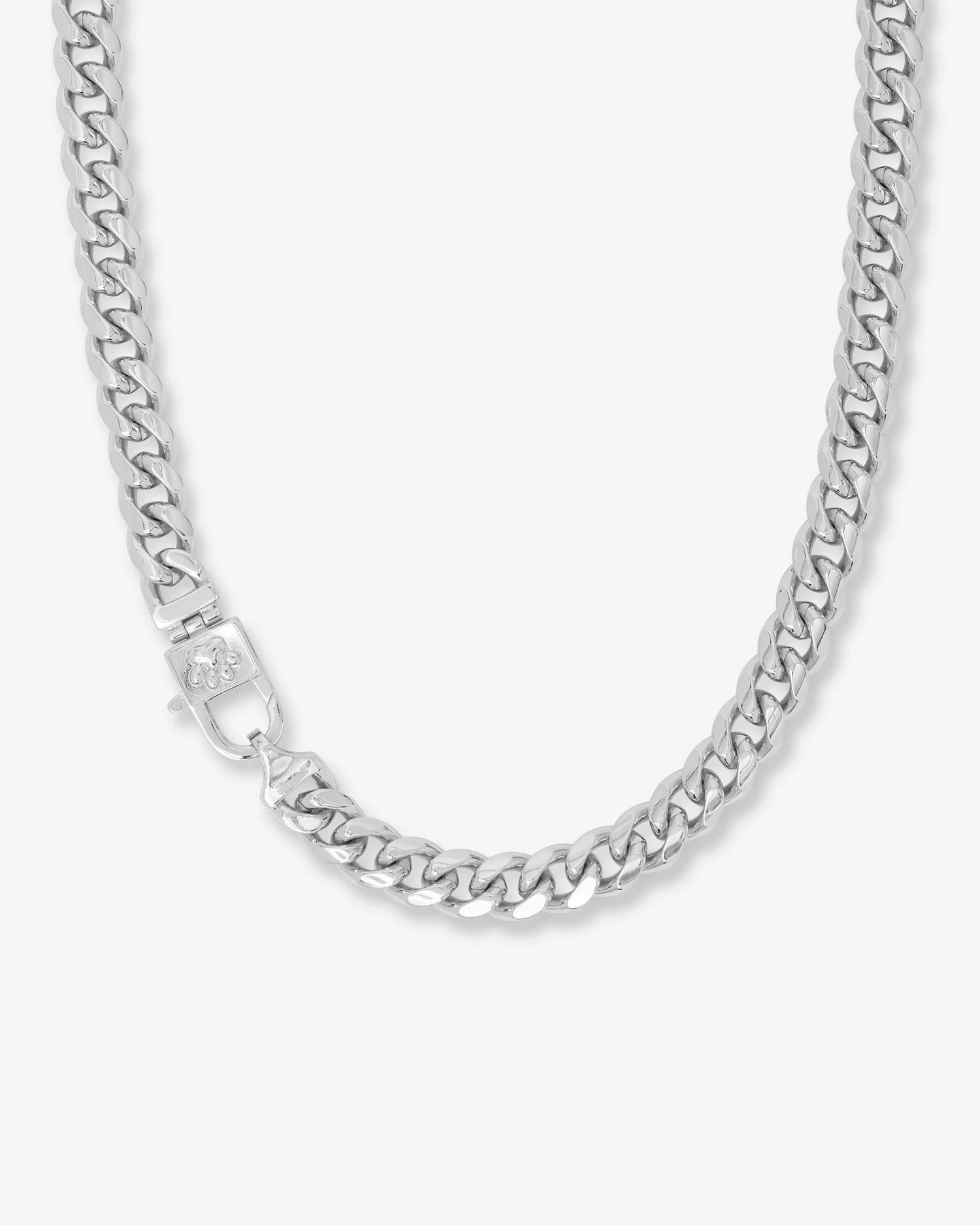Thor Cuban Chain Pet Necklace 10.8mm - Silver 4 Thor Cuban Chain Pet Necklace 10.8mm - Silver - Image 2