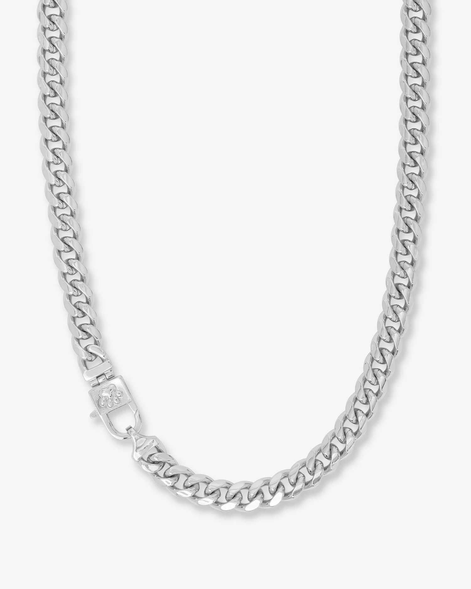 Thor Cuban Chain Pet Necklace 10.8mm - Silver 7 Thor Cuban Chain Pet Necklace 10.8mm - Silver - Image 5