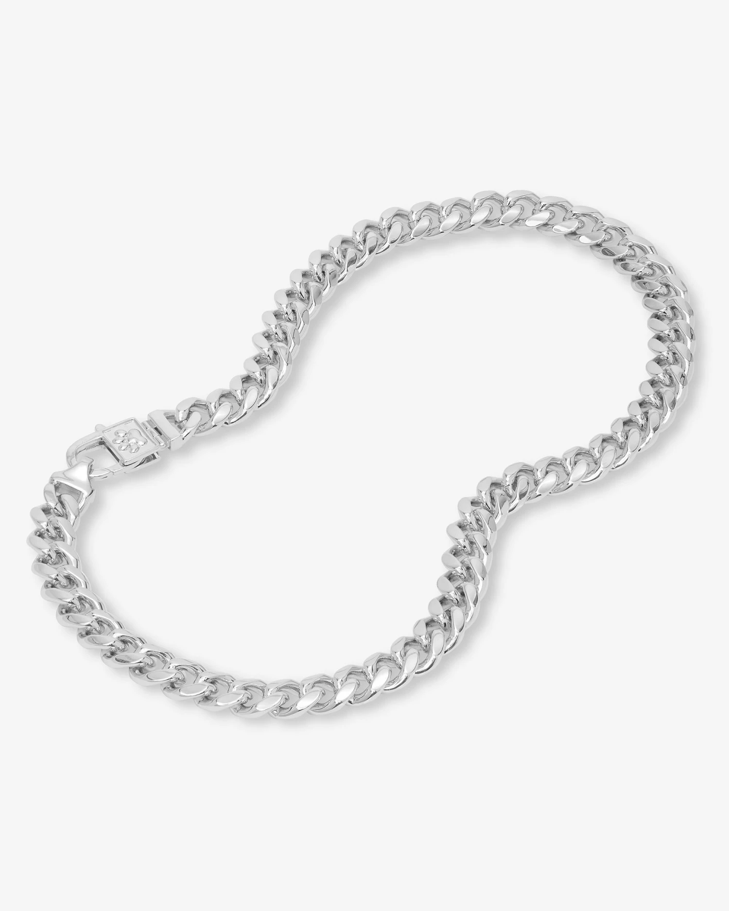 Thor Cuban Chain Pet Necklace 10.8mm - Silver 9 Thor Cuban Chain Pet Necklace 10.8mm - Silver - Image 7