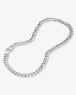 Thor Cuban Chain Pet Necklace 10.8mm - Silver 23 Thor Cuban Chain Pet Necklace 10.8mm - Silver -Melinda Maria ThorCubanChainPetNecklace10.8mm PN6406 S 22 P V2