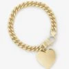 Julian XL Heart Cuban Chain Bracelet - Gold -Melinda Maria XLHeartBracelete P G MayCollection 02 01 20240067 V1 f2b820f0 0276 4e8b a3f7 9b240ae49fe3