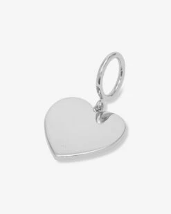 XL Heart Engravable Dog Tag - Silver -Melinda Maria XLHeartEngravableDogTag CH7053 S P V2