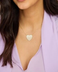 XL You Have My Heart Necklace - Gold -Melinda Maria XLYouHaveMyHeartNecklace15 N6179 G E V1
