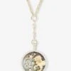 Zodiac Medallion Necklace - Gold|White Diamondettes -Melinda Maria ZodiacMedallionNecklace N6411GWTCZ LEO P V1 A