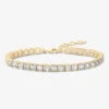 The Queen's Anklet - Gold|White Diamondettes -Melinda Maria melindamaria anklet thequeens gold v1 1 1 9ae485c6 78d8 4593 ab49 d88d65fbac3a