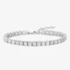 The Queen's Anklet - Silver|White Diamondettes 1 The Queen's Anklet - Silver|White Diamondettes -Melinda Maria melindamaria anklet thequeens silver v1 ba7116f1 314d 413b 9f86 09a8a53a50d0