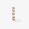 "Oh She Fancy" Ear Cuff - Gold|White Diamondettes