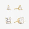 I Got A Raise Stud Set - Gold|White Diamondettes -Melinda Maria melindamaria earrings studset igotaraise gold v1 58480aab 220e 4e64 8cc2 a77860bcee82