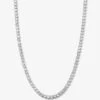 Baroness Tennis Necklace - Silver|White Diamondettes 1 Baroness Tennis Necklace - Silver|White Diamondettes -Melinda Maria melindamaria necklace baroness15 silver v1 f14a163c 6e78 4e21 9d32 988062a3ea26