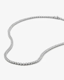 Baroness Tennis Necklace - Silver|White Diamondettes 11 Baroness Tennis Necklace - Silver|White Diamondettes -Melinda Maria melindamaria necklace baroness21 94346b58 dfb8 43a5 ae58 525246399ed3