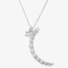 "What Dreams Are Made Of" Necklace - Silver|White Diamondettes