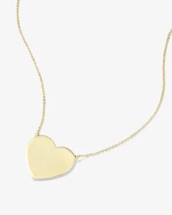 XL You Have My Heart Necklace - Gold -Melinda Maria melindamaria necklace xlyouhavemyheart15inch gold v2 46756429 bc44 4c03 89db 9999dffe879f