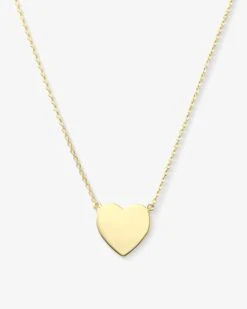 You Have My Heart Necklace - Gold