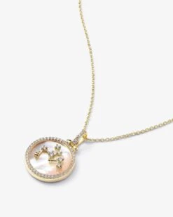 Zodiac Constellation Necklace - Gold 35 Zodiac Constellation Necklace - Gold -Melinda Maria melindamaria necklace zodiaccons aquarius 2