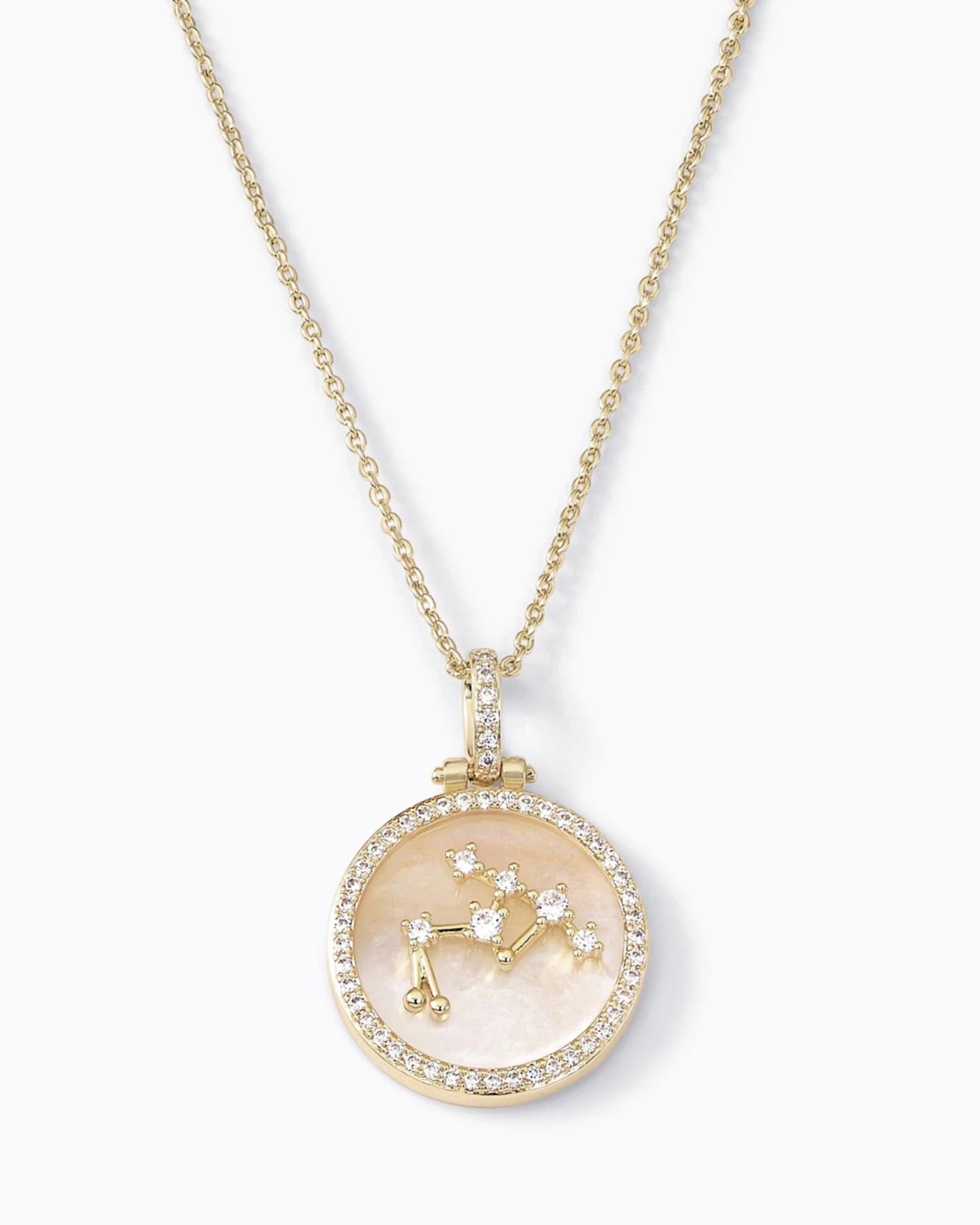 Zodiac Constellation Necklace - Gold 3 Zodiac Constellation Necklace - Gold
