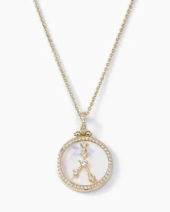 Zodiac Constellation Necklace - Gold 24 Zodiac Constellation Necklace - Gold -Melinda Maria melindamaria necklace zodiaccons cancer