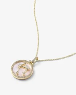 Zodiac Constellation Necklace - Gold 41 Zodiac Constellation Necklace - Gold -Melinda Maria melindamaria necklace zodiaccons libra 2