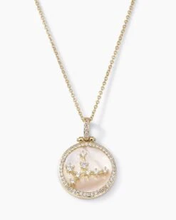 Zodiac Constellation Necklace - Gold 33 Zodiac Constellation Necklace - Gold -Melinda Maria melindamaria necklace zodiaccons virgo