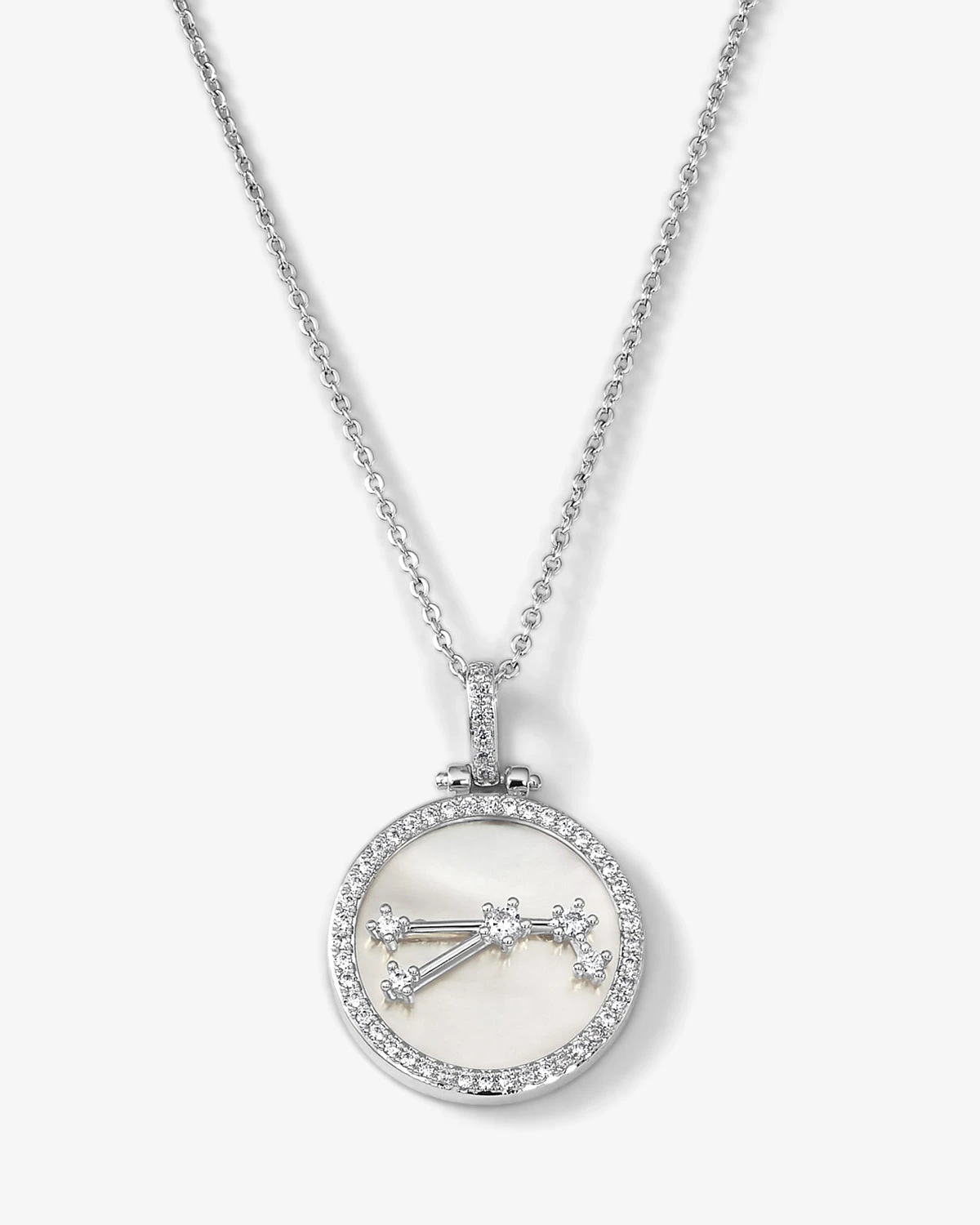 Zodiac Constellation Necklace - Silver 14 Zodiac Constellation Necklace - Silver - Image 12