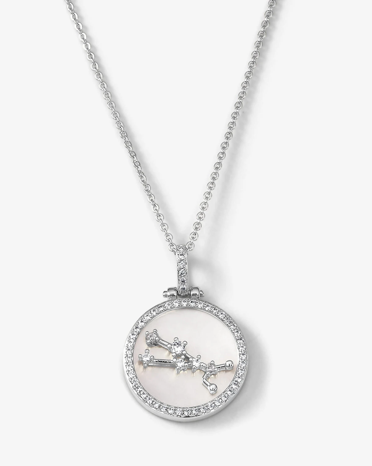 Zodiac Constellation Necklace - Silver 7 Zodiac Constellation Necklace - Silver - Image 5