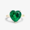 The Allison Emerald Heart Ring - Gold|Emerald -Melinda Maria melindamaria ring theallisonemeraldheart gold v1 e6c86b8d c0b5 4397 a081 44892486816b