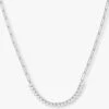 Not Your Basic Samantha Tennis Necklace - Silver|White Diamondettes -Melinda Maria name SWT P Januarycollection 2158 R1 CR1 14b74368 f6f6 4a9c baaf 851a4c086ad3